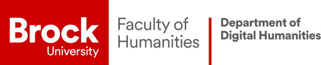 Brock Department of Digital Humanities Logo